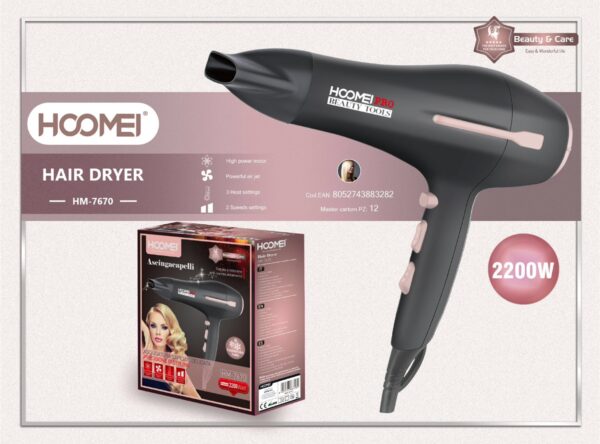 SECADOR DE CABELO HM-7670