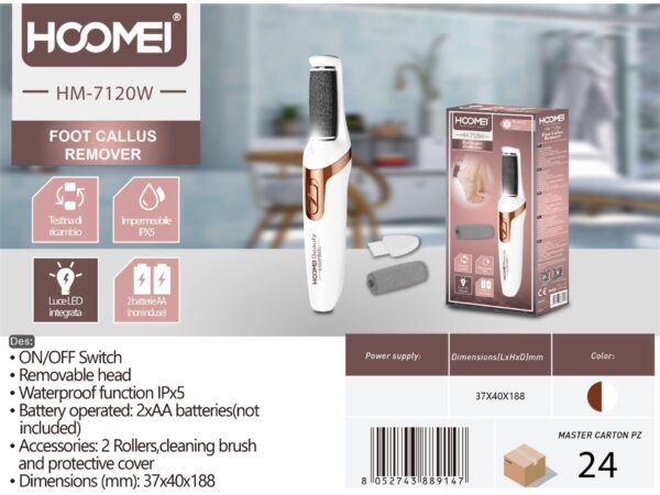 Rolo de pedicure HM-7120W