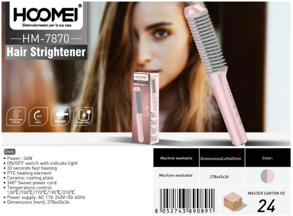 MODELADOR DE CABELO HM-7870